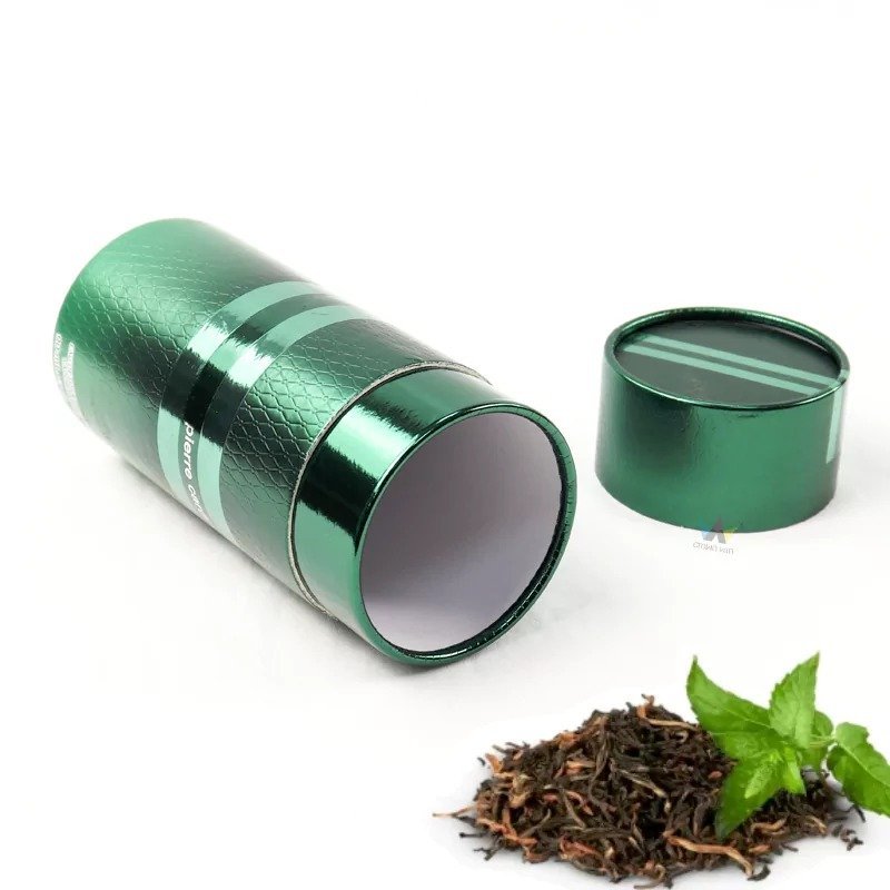 Custom Premium Specialty Paper Unique Round Tea Packaging Box | Crown Win Manufacturer