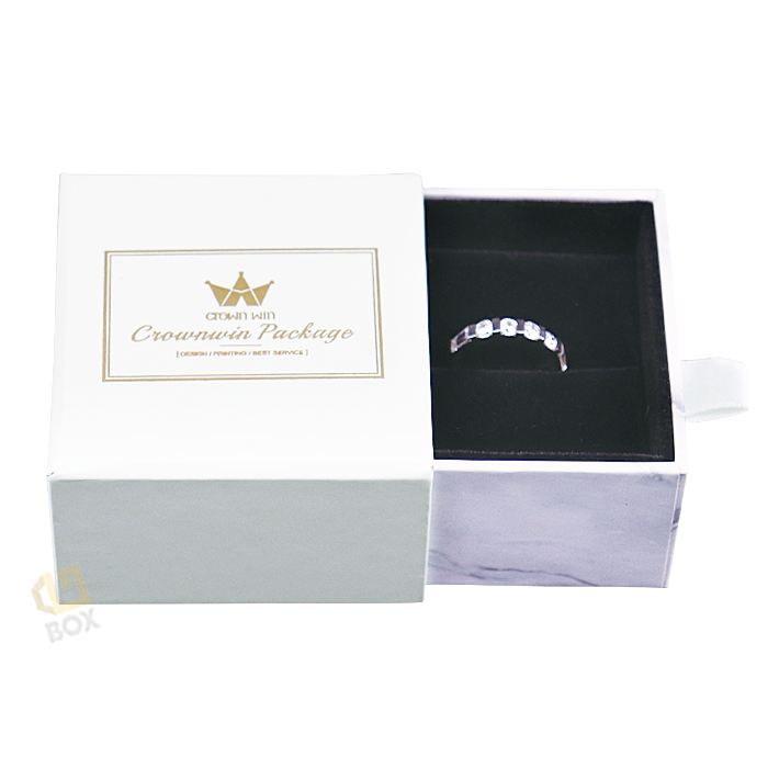 Customized luxury drawer style gift box, suitable for beauty and jewelry | Crown Win packaging box manufacturer