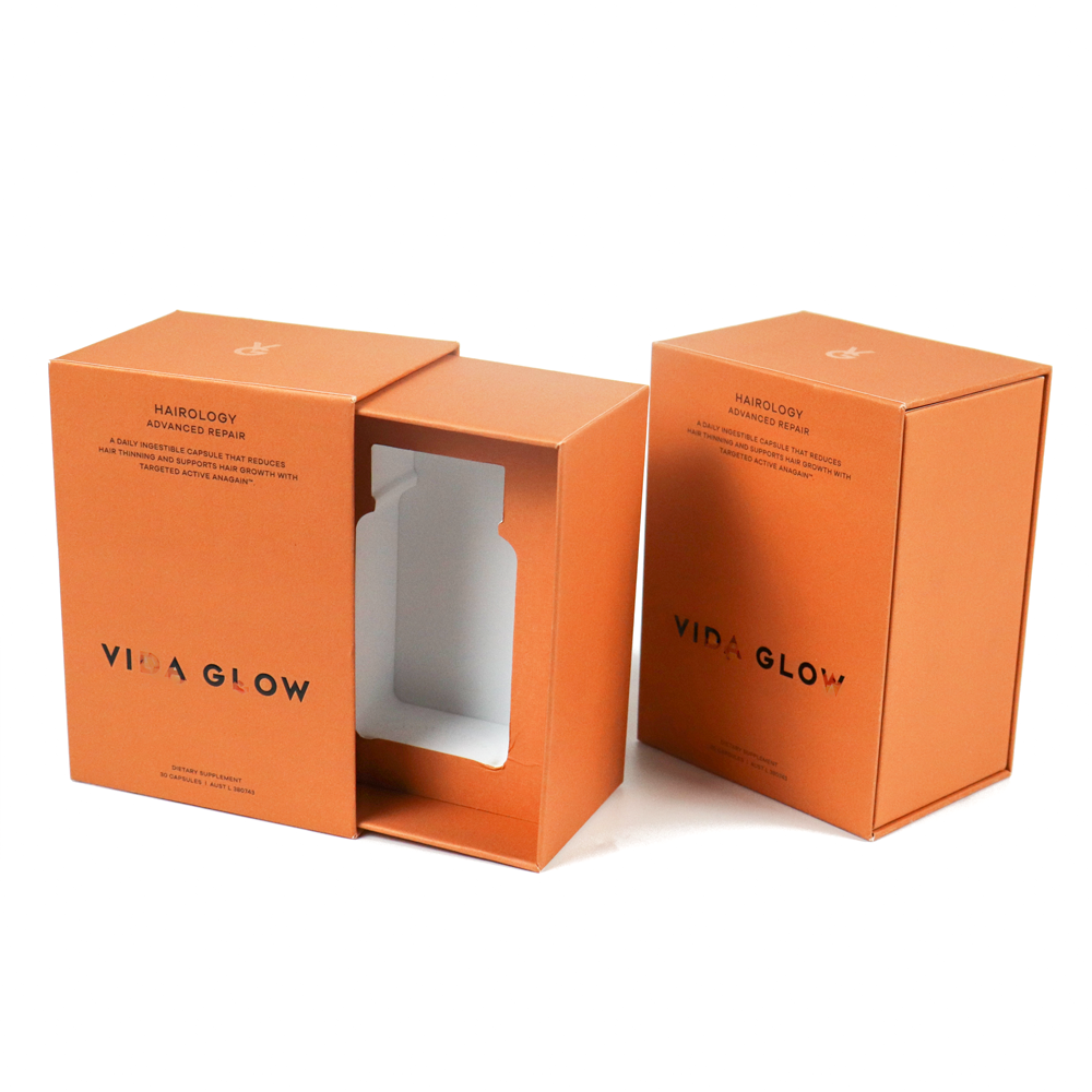 Premium Orange Drawer perfume Gift Box – Crown Win Box Manufacturer