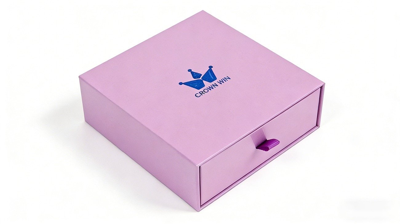 Custom Drawer Box with 3D Embossed Logo