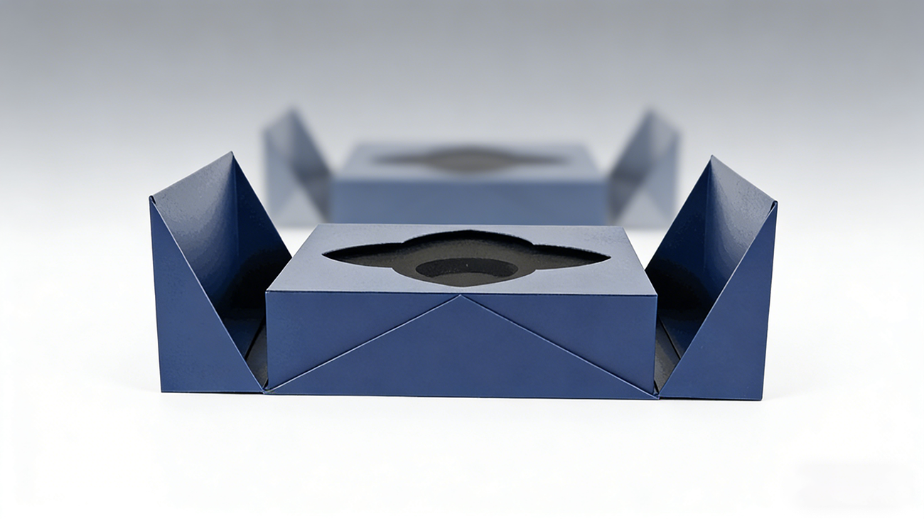 Fully customized double door magnetic suction box: atmosphere packaging tailored for high-end brands