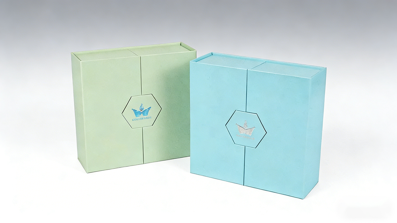 Customized Crown Win sliding double door essential oil packaging box