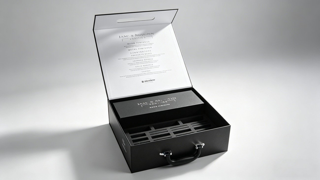 Premium Custom Magnetic Closure Packaging Box with Handle – Crown Win