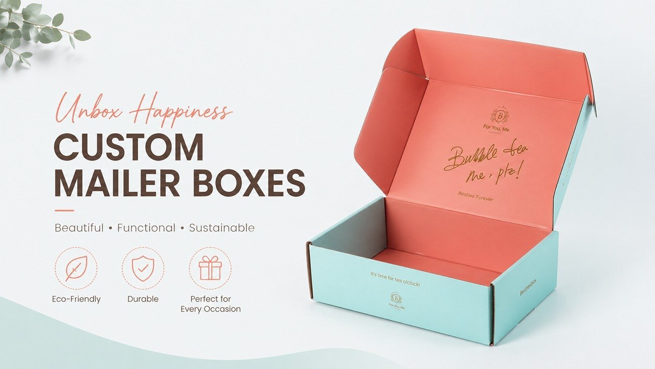 Customize Colored Mailing Packaging Boxes to Enhance Your Gift Packaging Experience