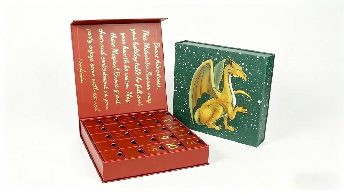 Case photo: Custom 25 Drawer Advent Calendar Box for Beauty Brands
