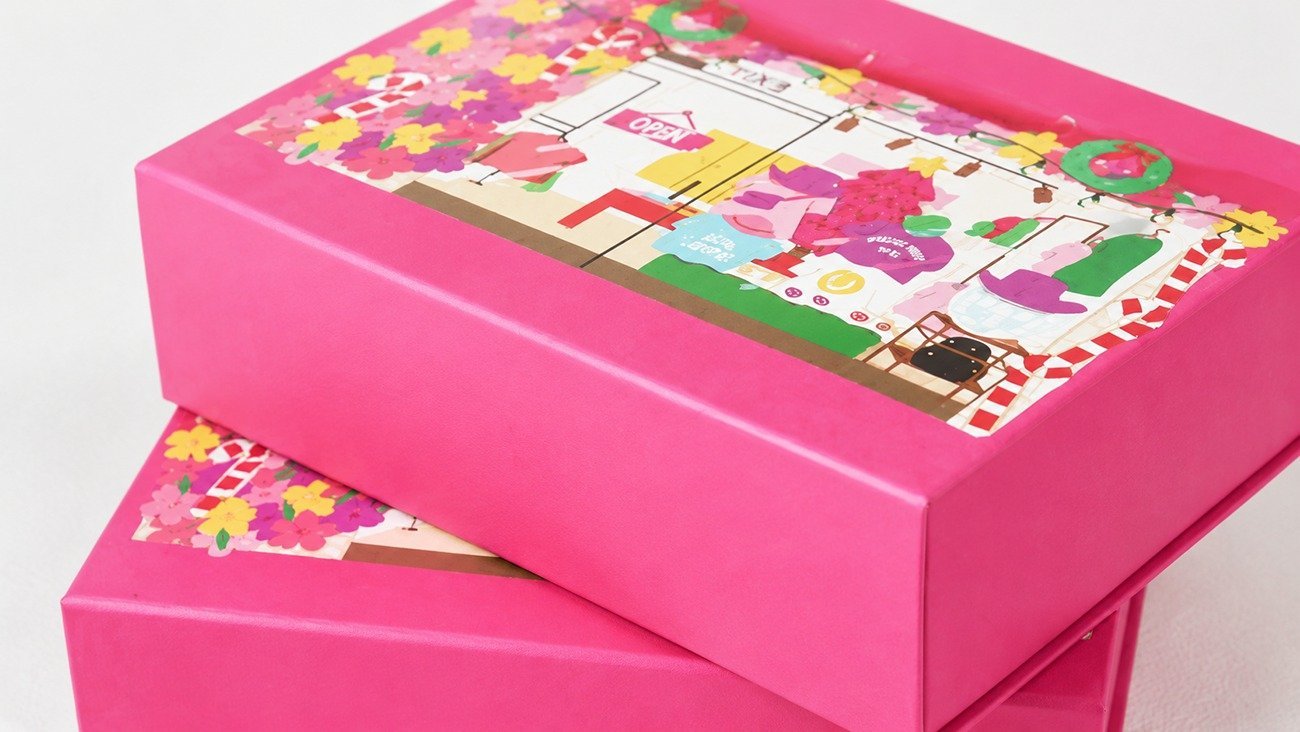 Crown Win Packaging: Custom Pink Surprise Calendar Packaging for Cosmetics Brands