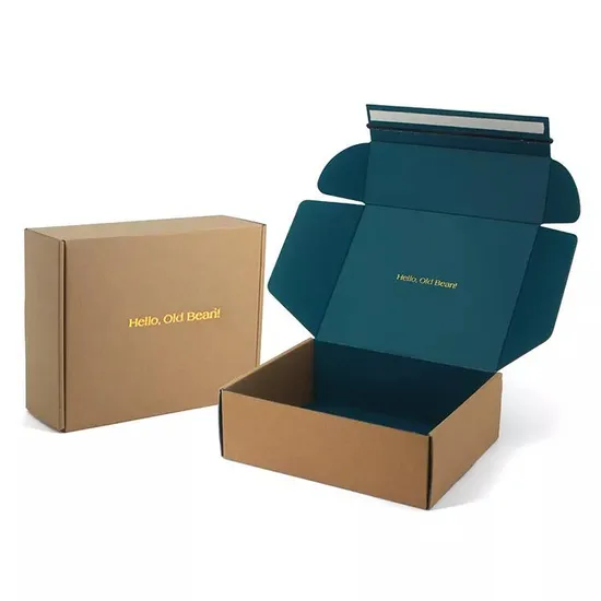 Crown Win Custom Eco-friendly Shipping Boxes with Tear Strips