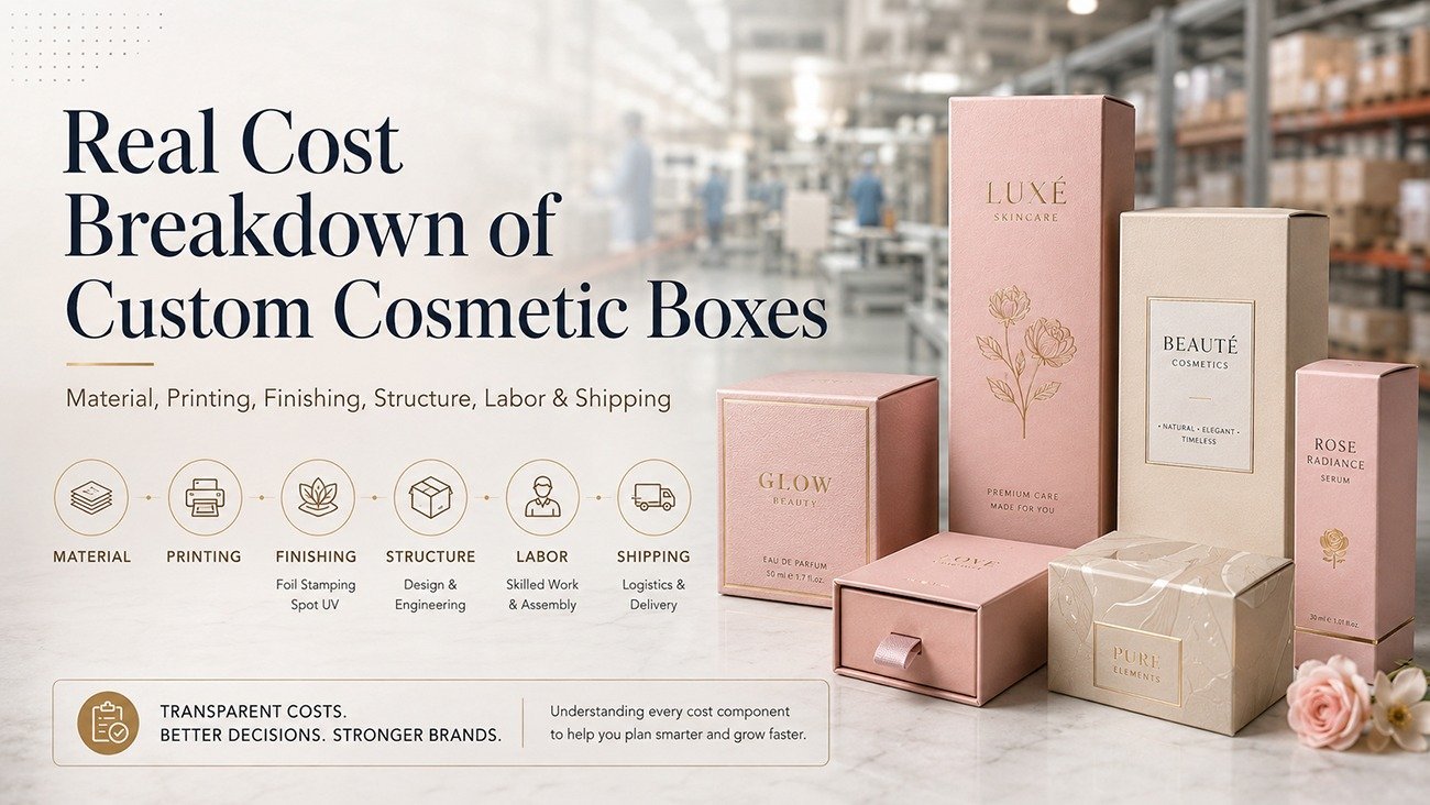 How much does it cost to customize cosmetic packaging? A cost guide from a packaging factory