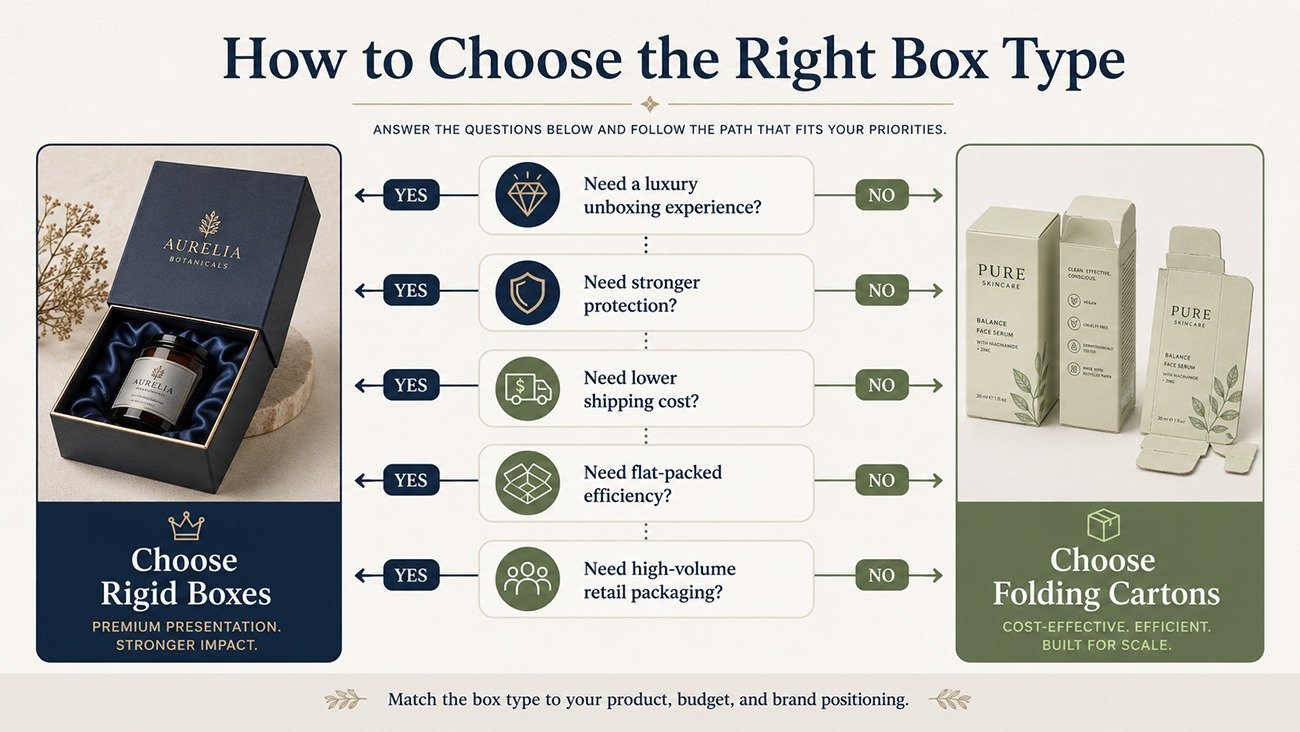Select different packaging according to various products