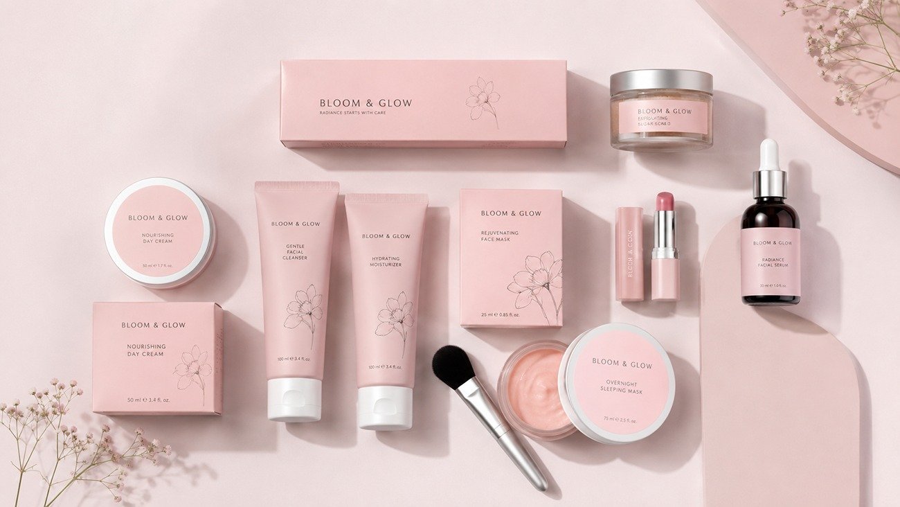 High end cosmetic packaging produced by Crown Win packaging manufacturer