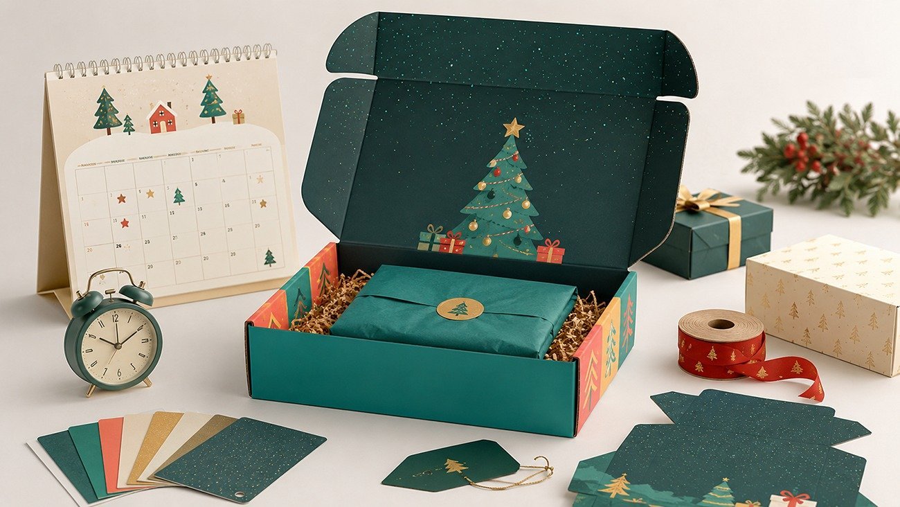 How far in advance should you order Christmas and holiday promotional packaging?