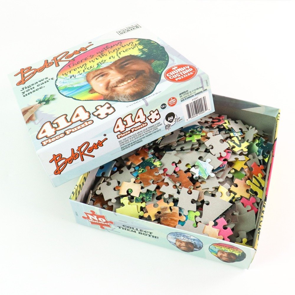Custom Printed Jigsaw Puzzle Toy Box | Rigid Cardboard Game Toy Packaging Box