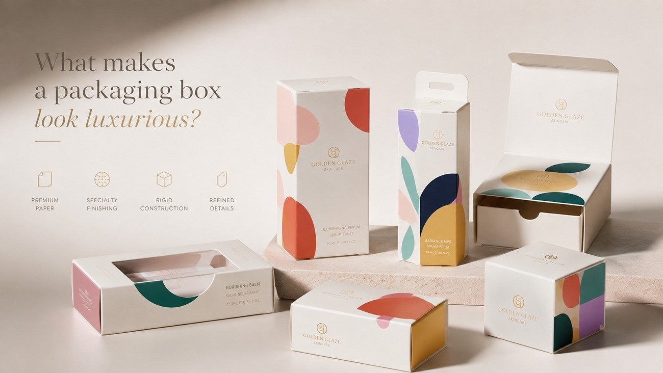 What makes a packaging box look luxurious?