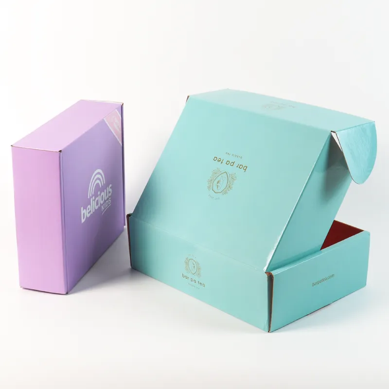 Custom Branded Shipping Box, Full Color Printed Corrugated Mailing Shipping Box