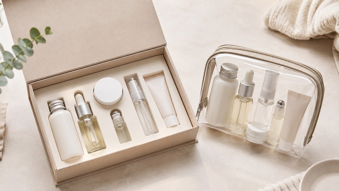 How to Package Travel-Sized Skincare and Fragrance Products