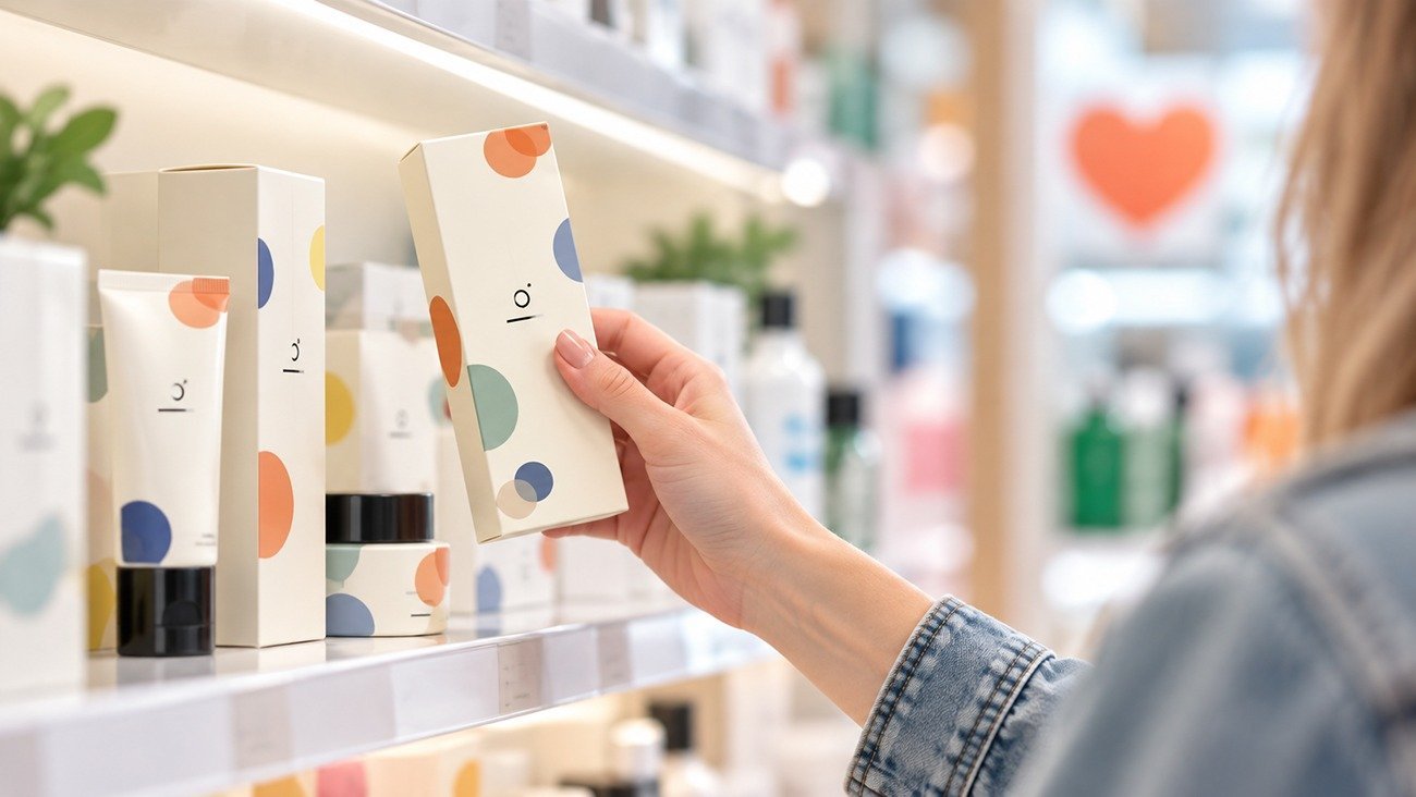 Unboxing experience of custom cosmetic paper boxes, driving social media exposure for beauty brands